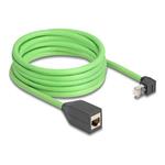 Delock - Prodlu?ovací kabel - RJ-45 (M) zahnutý nahoru do RJ-45 (F) rovné - 5 m - 6.8 mm - SF/UTP - 80885