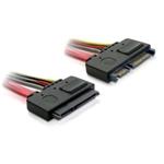 DeLOCK - Prodlužovací kabel SATA - Serial ATA 150/300/600 - SATA combo (M) do SATA combo (F) - 20 c 84362