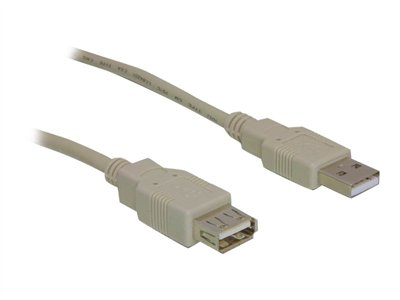 DeLOCK - Prodlužovací šňůra USB - USB (M) do USB (F) - 1.8 m - pro P/N: 61477, 61478, 61693, 61746, 82239