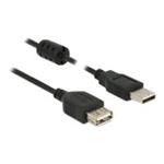 DeLOCK - Prodlužovací šňůra USB - USB (M) do USB (F) - USB 2.0 - 5 m - černá 84887