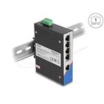 Delock Průmyslový Gigabit Ethernet Switch se 5 porty RJ45, na DIN lištu 80162