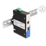 Delock Průmyslový konvertor Gigabit Media z RJ45 na SFP, na DIN lištu 88014