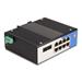 Delock Průmyslový přepínač sítě Gigabit Ethernet se 8 porty RJ45 a 2 porty SFP, na DIN lištu 88016