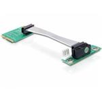 Delock Riser Card Mini PCI Express > PCI Express x1 vkládání vlevo 13 cm 41370