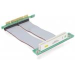 Delock Riser card PCI angled 90° left insertion with 13 cm cable 41779