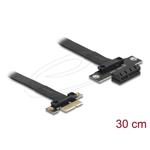 Delock Riser karta PCI Express, ze zástrčky x1 na slot x1, s kabelem, délka 30 cm 81297