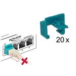 Delock RJ45 bezpečnostní spona startovací sada 20 kusů 86406