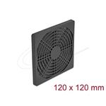 Delock Rošt ventilátoru s protiprachovým filtrem, rozměr 120 x 120 mm, černý