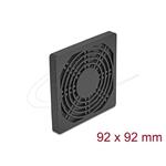 Delock Rošt ventilátoru s protiprachovým filtrem, rozměr 92 x 92 mm, černý