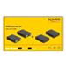 Delock Sada prodlužovače HDMI po kabelu Cat.6, 4K 60 Hz 50 m 65955