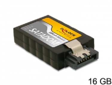 Delock SATA 6 Gb/s Flash Module 16 GB A19 vertical 54655