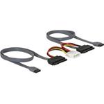 DeLOCK SATA All-in-One cable - Kabel SATA - Serial ATA 150/300 - 4 pinové interní napájení, SATA do 84239