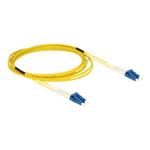 DeLOCK - Síťový kabel - jednoduchý režim LC (M) do jednoduchý režim LC (M) - 3 m - optické vlákno - 84607