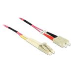 DeLOCK - Síťový kabel - SC několik režimů (M) do multirežim LC (M) - 1 m - optické vlákno - 50 / 12 84680