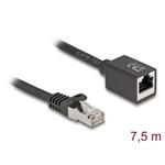 Delock - Síťový prodlu?ovací kabel - RJ-45 (M) do RJ-45 (F) - 7.5 m - 6 mm - S/FTP - CAT 6a - prove 90320