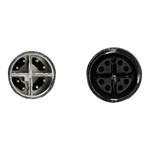 Delock - Síťový prodlužovací kabel - 8 pin M12-X (M) do 8 pin M12-X (F) - 2 m - SFTP - CAT 6a - neo 85422