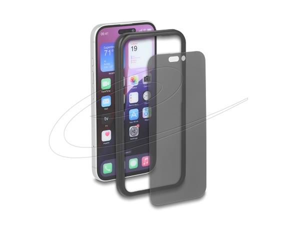 Delock Sklo na ochranu obrazovky a soukromí na iPhone 16/tvrzené sklo proti špehování 81281