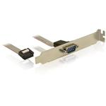 DeLOCK Slot Bracket > 1 x Serial - Sériový panel - 9 pinová IDC (F) do DB-9 (M) - 40 cm 82768