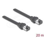 Delock Spojovací kabel RJ45 Cat.6 kompatibilní se Starlink Gen3 – 20 m, šedý 90676