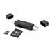 Delock SuperSpeed USB 5 Gbps čtečka karet USB Type-C™ / Typu-A pro paměťové karty SD a Micro SD 91004