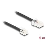 Delock Telefonní kabel RJ45, ze zástrčky na zástrčku RJ11, černý, 5 m 88038