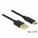 Delock USB 2.0 kabel Typ-A na Type-C 3 m 85209