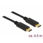 Delock USB 2.0 kabel Type-C na Type-C 0,5 m 5 A E-Marker 83043