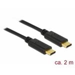 Delock USB 2.0 kabel Type-C na Type-C 2 m 5 A E-Marker 83324