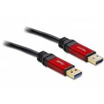 Delock USB 3.0-A samec / samec kabel 1 m Premium 82744