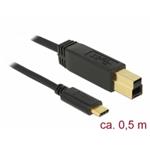 Delock USB 3.1 Gen 2 (10 Gbps) kabel Type-C na Typ-B 0,5 m 83674