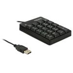 Delock USB Key Pad 19 keys black 12481