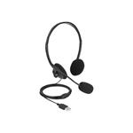 DELOCK, USB Stereo Headset with Volume Control f 27178