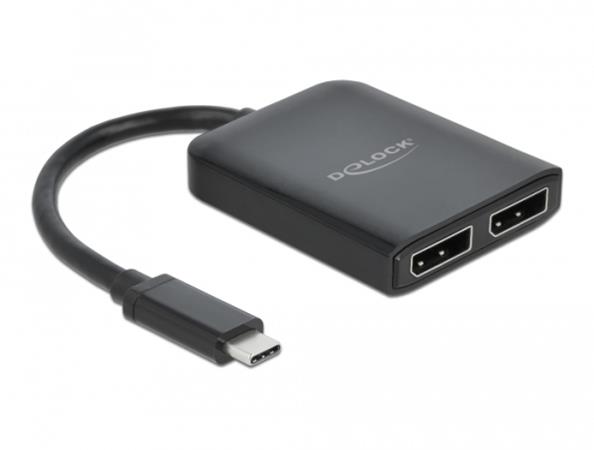 DELOCK, USB Type-C Splitter DP Alt Mode to 2 87754