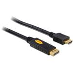 DeLOCK - Video kabel - DisplayPort / HDMI - DisplayPort (M) do HDMI (M) - 3 m 82435