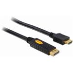 DeLOCK - Video kabel - DisplayPort / HDMI - DisplayPort (M) do HDMI (M) - 5 m 82441