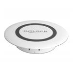 Delock Wireless Qi Fast Charger 7.5 W + 10 W for table mounting 65918