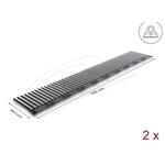 Delock Zábrana proti zvířatům / ochrana proti ptákům pro fotovoltaické systémy 1 m – 2 kusy, hnědá (193 mm) 90976