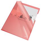 Desky L Esselte Premium A4, PVC, 150 mic, sáček 25 ks, červená 55433