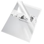 Desky L Esselte Premium A4, PVC, 150 mic, sáček 25 ks, čirá 55430