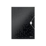 Desky na dokumenty Leitz WOW, PP, černá 45990095