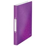 Desky s 2kroužkovým mechanismem Leitz WOW, purpurová 42570062