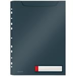 Desky velkokapacitní Leitz Cosy A4, neprůhledný PP, 3 ks, sametová šedá 46680089