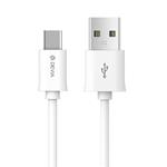 Devia kábel USB-A to USB-C Smart Series Cable 1m - White 6952897993405