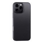 Devia kryt Kevlar Ultra-Thin Magnetic Shockproof Case pre iPhone 16 Plus - Black 6942297117044