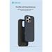 Devia kryt Nature Series Silicone Magnetic Case pre iPhone 16 - Gray White 6942297116399