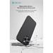 Devia kryt Nature Series Silicone Magnetic Case pre iPhone 16 - Gray White 6942297116399