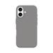 Devia kryt Nature Series Silicone Magnetic Case pre iPhone 16 - Gray White 6942297116399