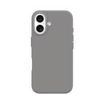 Devia kryt Nature Series Silicone Magnetic Case pre iPhone 16 - Gray White 6942297116399