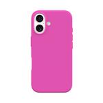 Devia kryt Nature Series Silicone Magnetic Case pre iPhone 16 - Rose Red 6942297116412