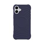Devia kryt Ripple Magnetic Shockproof TPU Case pre iPhone 16 - Blue 6942297115965